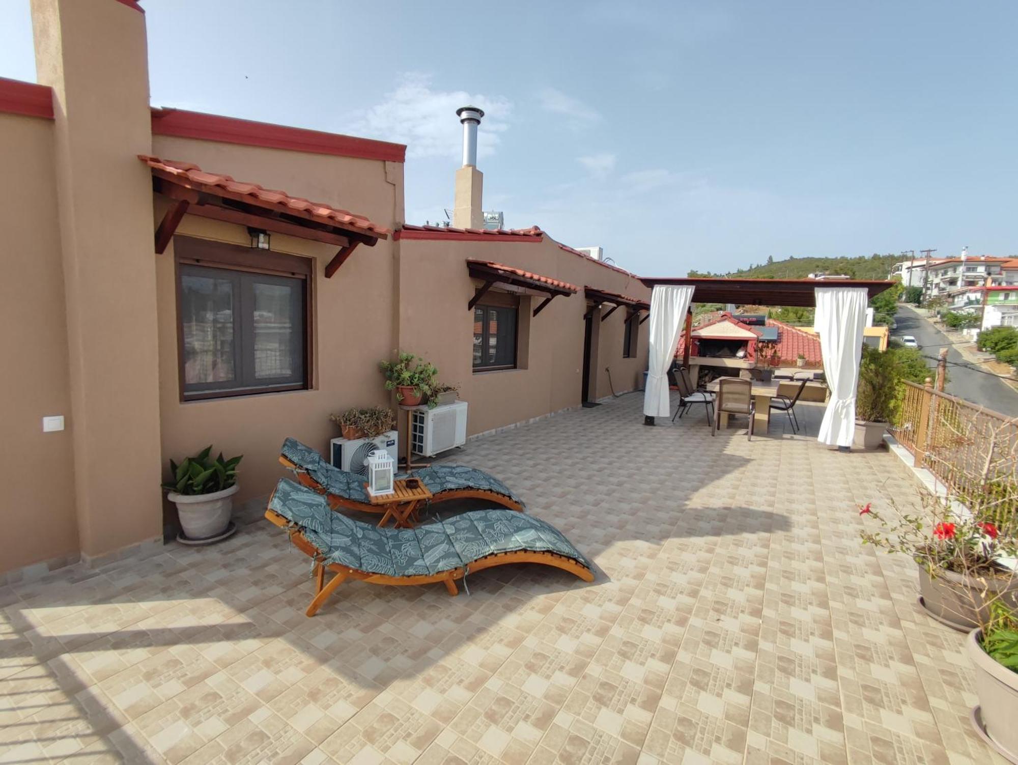 Theasis Luxury Panoramic Penthouse Neos Marmaras Exterior foto